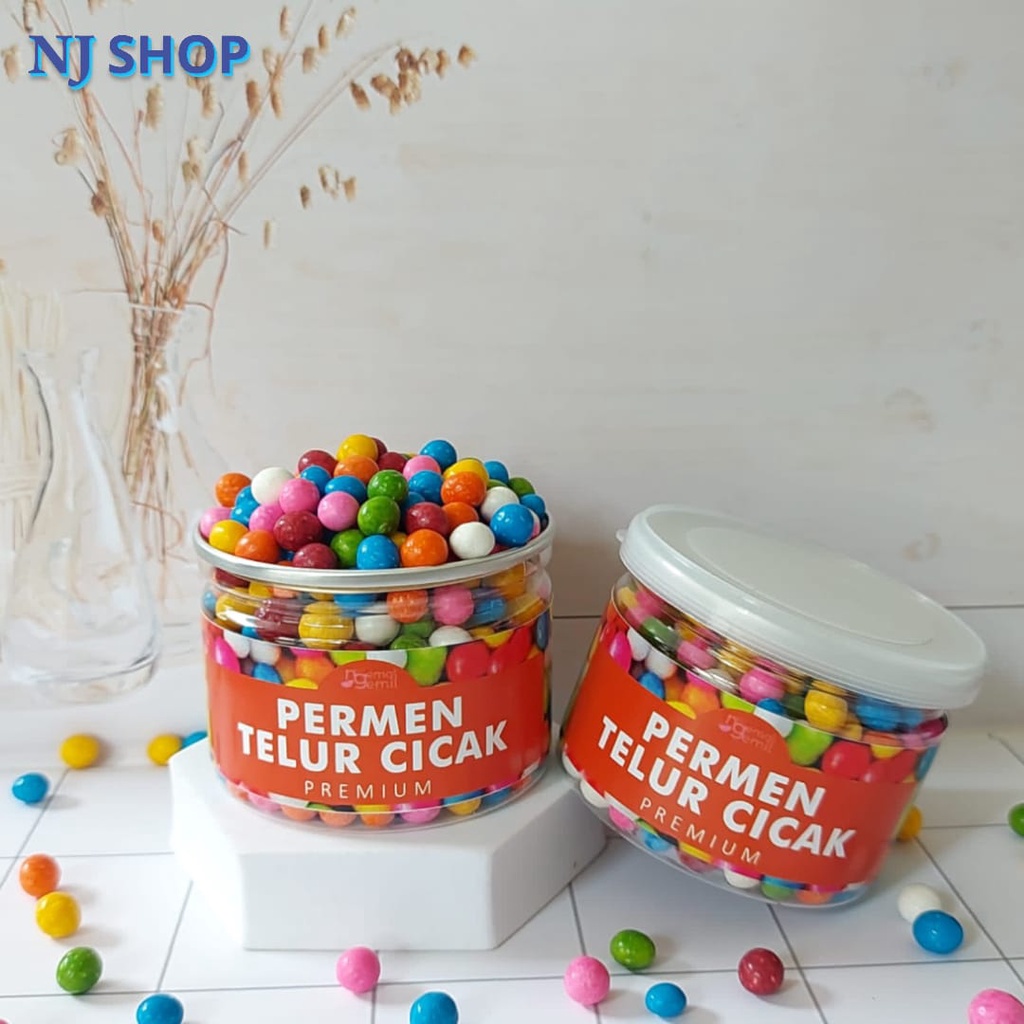 

[Permen Original] - Can Permen Telur Cicak Soy Bean Rainbow Candy Kualitas Premium