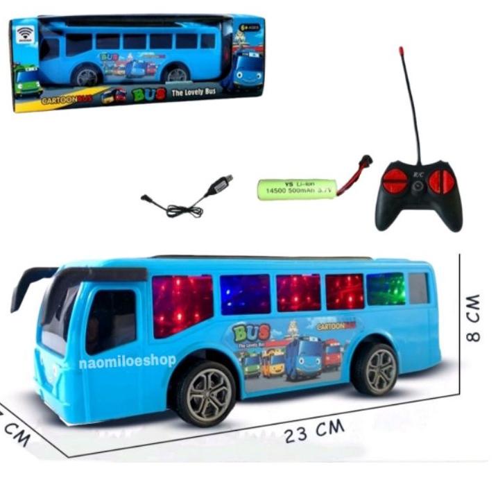 ♦ RC Tayo 1 : 18 Mainan Bus Remote Control Radio Control BUS Tayo RC ➥