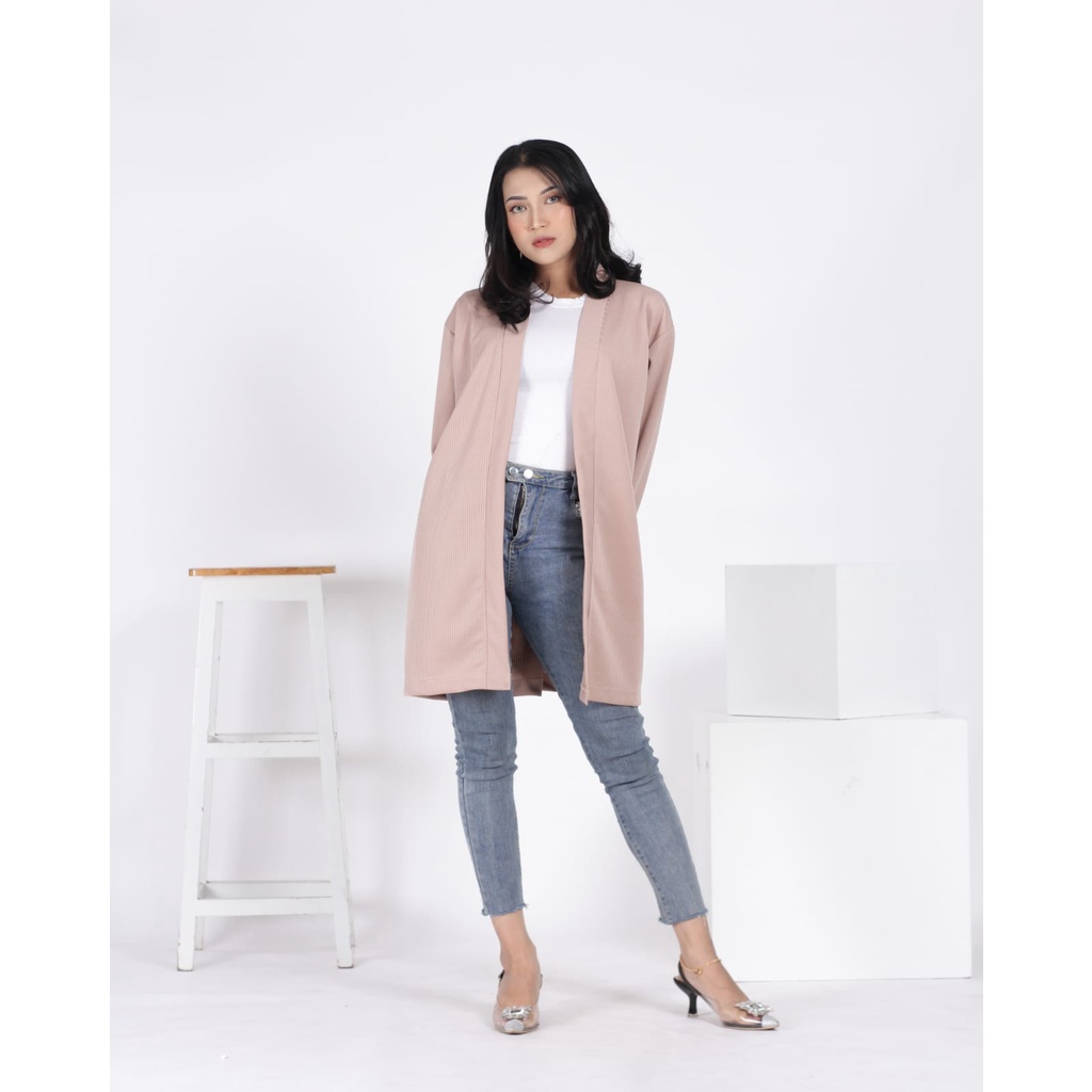 Erry Long Cardigan Knit Wanita Kardigan Knit Premium By Dailyofprincess