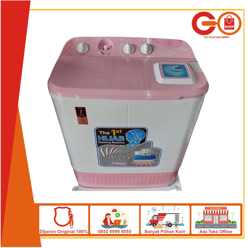AQUA MESIN CUCI 2 TABUNG 7 KG TWIN TUB QW-761XT QW-761XT QW-861XT QW-861XT QW-961XT QW-961XT