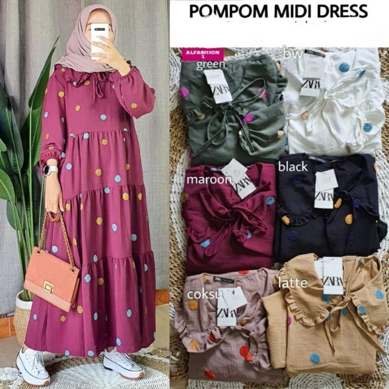 GAMIS CRINKLE POMPOM REMPEL DADA