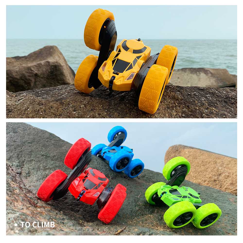 JJRC Mainan Mobilan Anak Remote Control RC Stunt Buggy Car Bisa Berputar 360 Derajat Degree Flip 2.4G - 828A