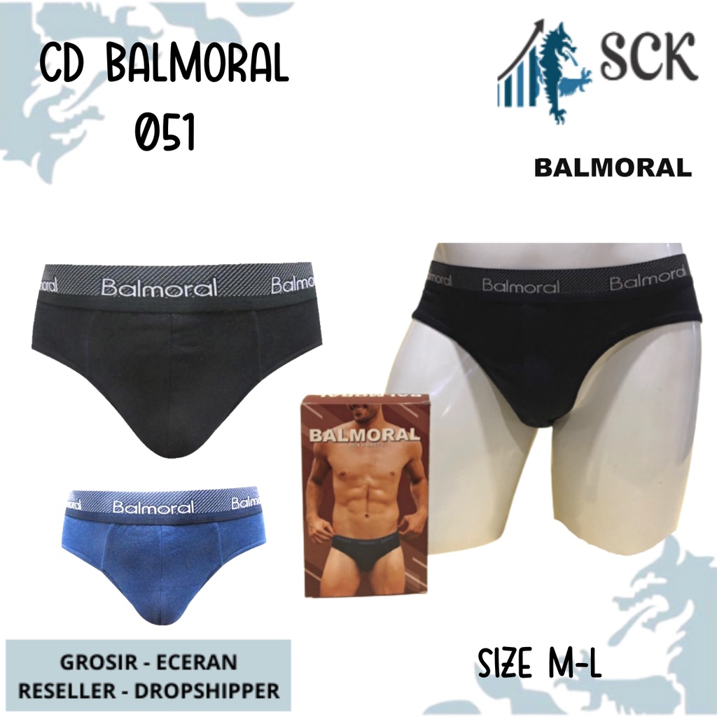 [ISI 3] CD BALMORAL 051 / Pakaian Dalam Pria / Celana Dalam Cowok Laki -SCKMENWEAR GROSIR