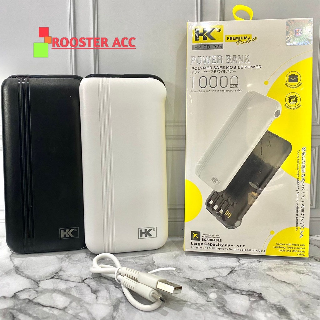 POWERBANK HK D29 10000 MAH 2 USB