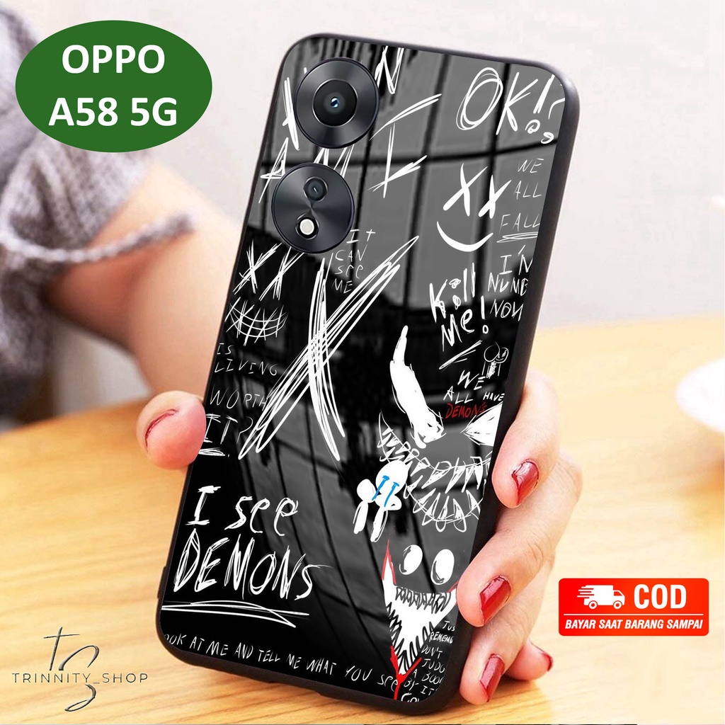 Softcase Kaca For Oppo A58 (5G)  - Case Handphone  OPPO A58 (5G)  [T69].