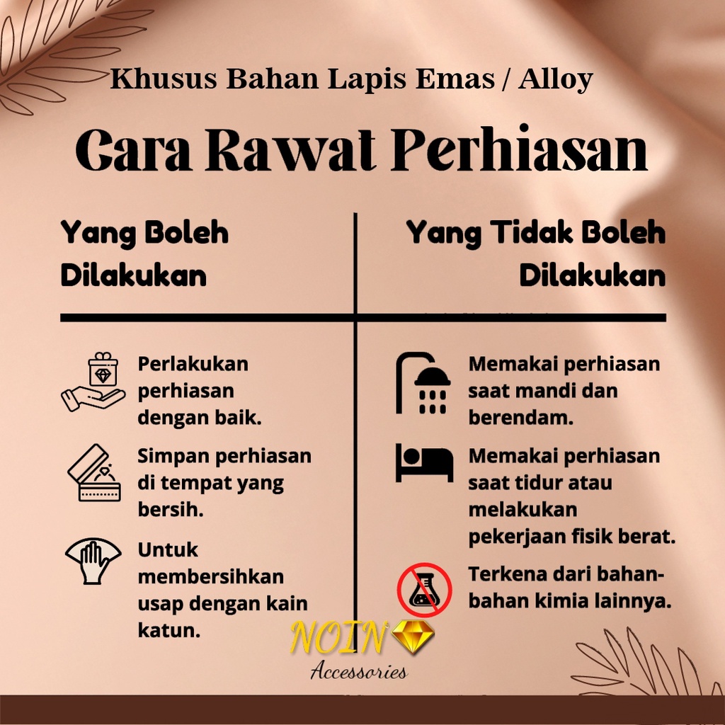 Gelang Rantai / Jurai Wanita Dewasa Perhiasan Lapis Emas Gelang Tangan