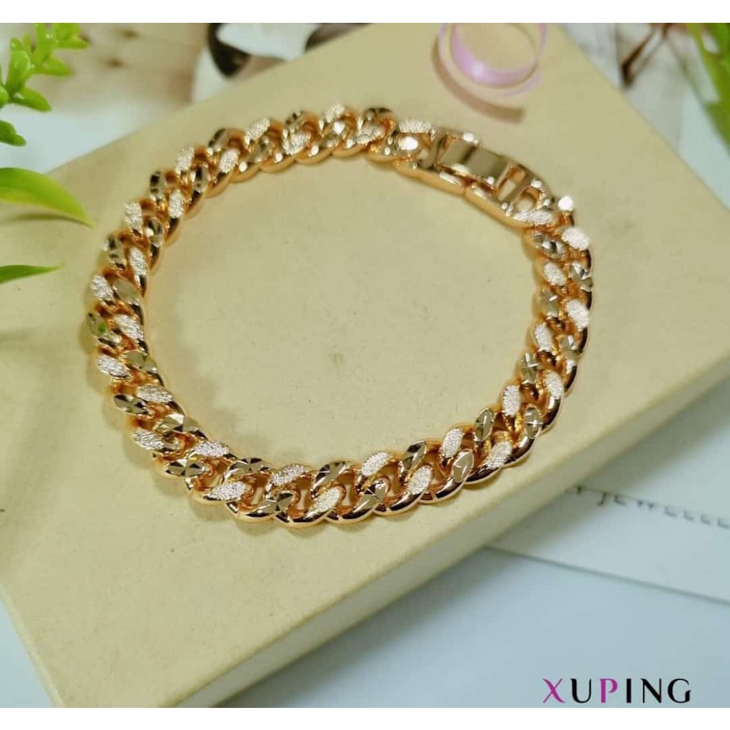 XUPING GELANG RANTAI PERHIASAN LAPIS EMAS