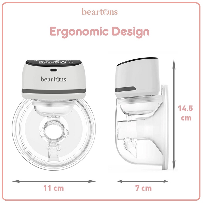 Beartons MIEL Wearable Electric Breastpump | Pompa Asi