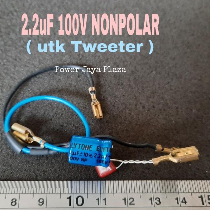 (PWJP) 2.2UF 2,2UF 100V 2.2UF100V BIPOLAR NONPOLAR NON POLAR UTK TWEETER NP