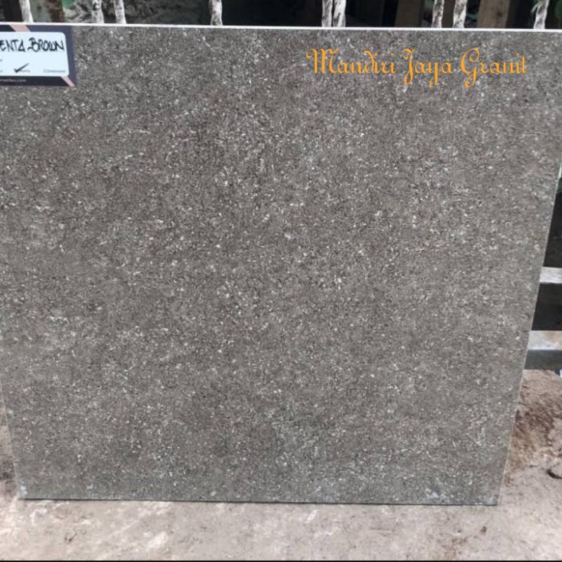 Granit Lantai 60x60 Kw 1 Arna Arienta Brown Granit Kasar Motif Terazzo