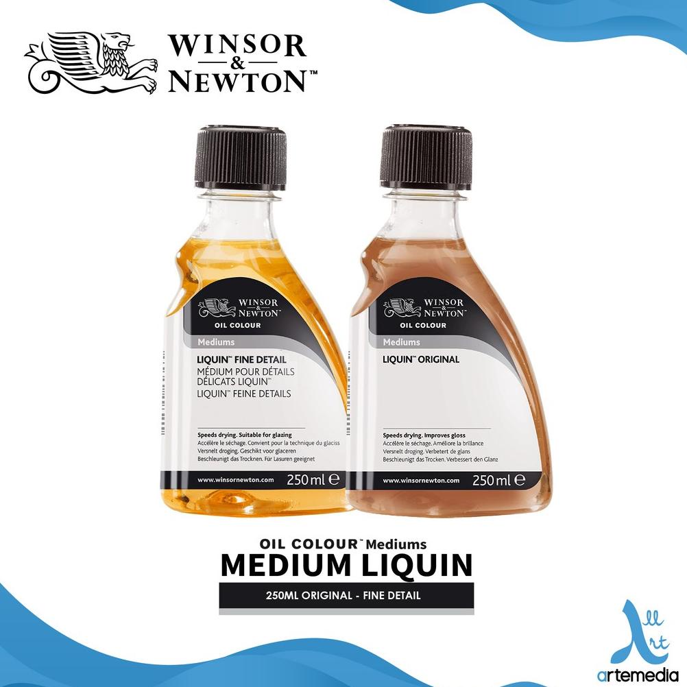 

Medium Cat Minyak Winsor & Newton 250ml Liquin Medium Oil Painting