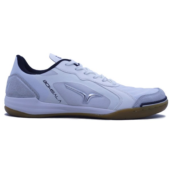{MentariStore} Sepatu Futsal Calci Bomsala Fierce Original - White/Black 38 Berkualitas
