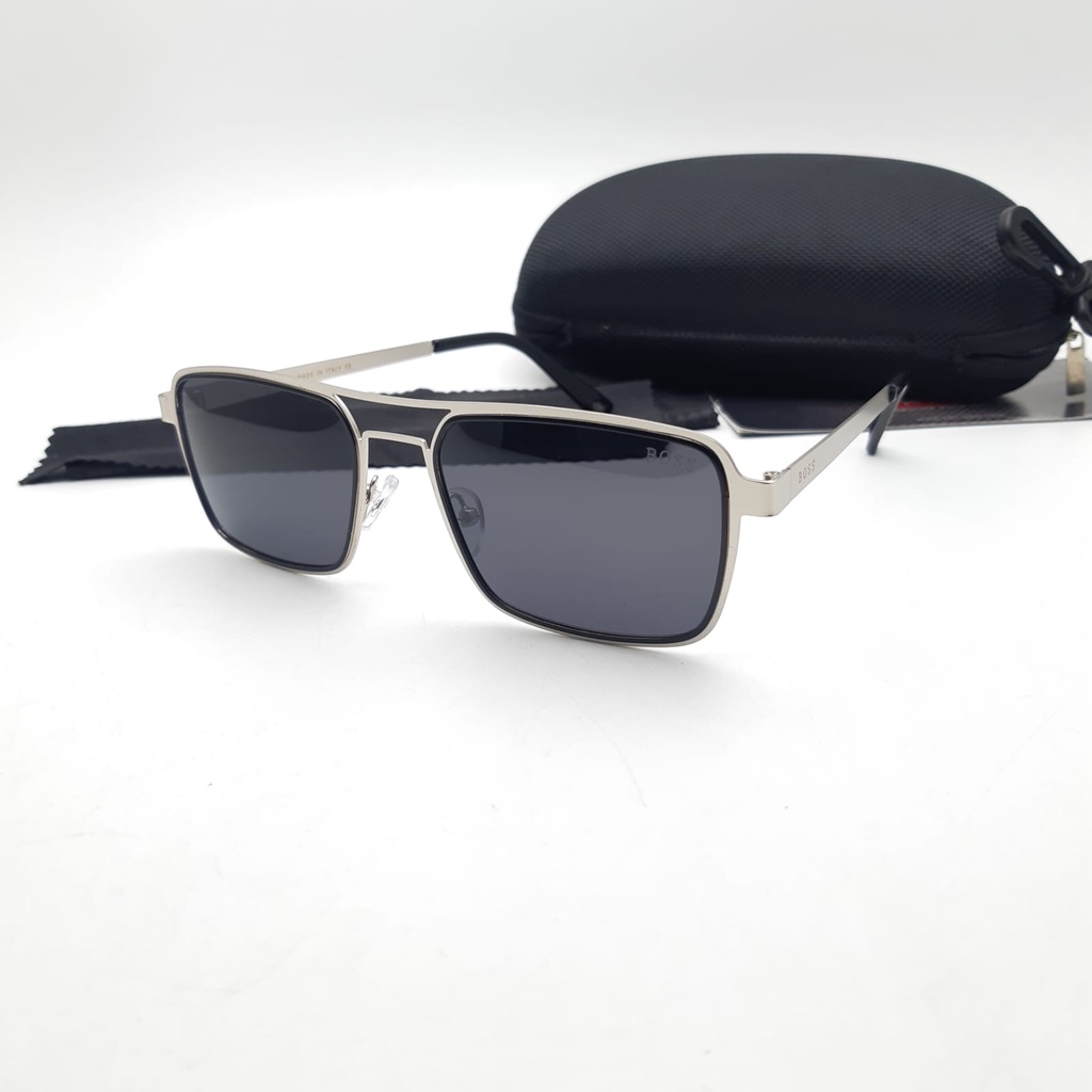 NEW KACAMATA SUNGLASSES PRIA RAYBAN 318 SILVER SIZE  54-15-138