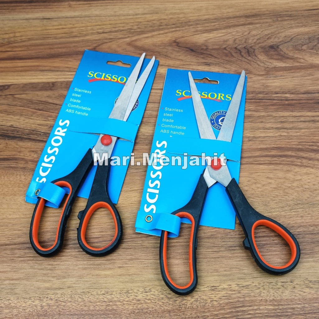 Gunting Besi Baja Stainless Potong Bahan Kain / Kertas Serbaguna Untuk Jahit Tailor Jait Kerajinan Tangan Prakarya Rumah Tangga Stainless Steel Scissors Murah