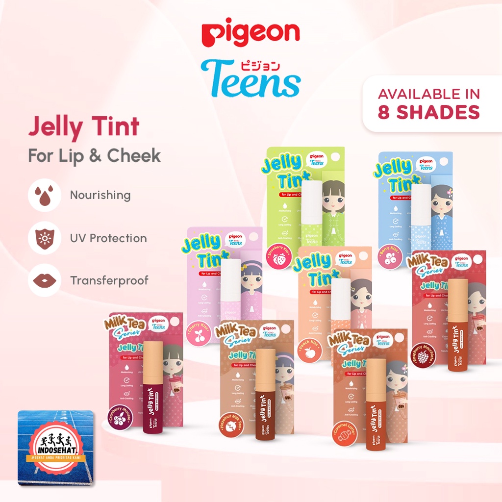 PIGEON Teens Jelly Tint / Lip Tint Glossy / Lip Moisturizer Pelembab Bibir