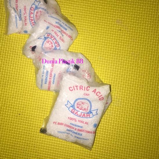 ☚ isi1BUNGKUS/20PACK kecil CITRUN citric sitrun citrid acid pembersih pakaian kemasan sachet cap GAJ