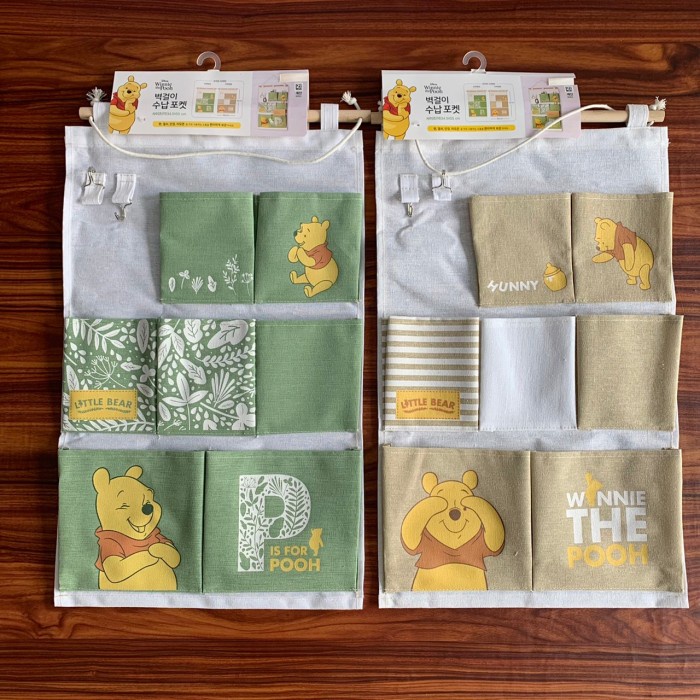 Kosu Organizer Kain Dinding Serbaguna Disney Pooh Daiso Korea