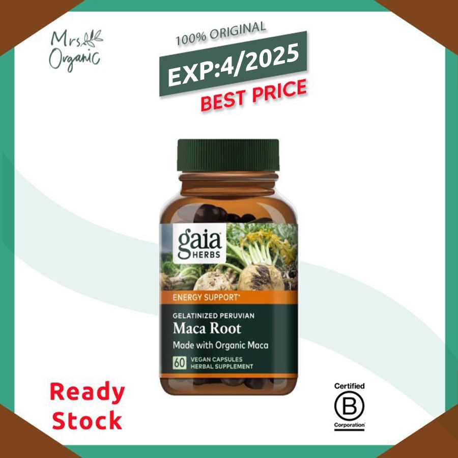 

GAIA HERBS Maca - stamina pria obat libido gairah penambah energi