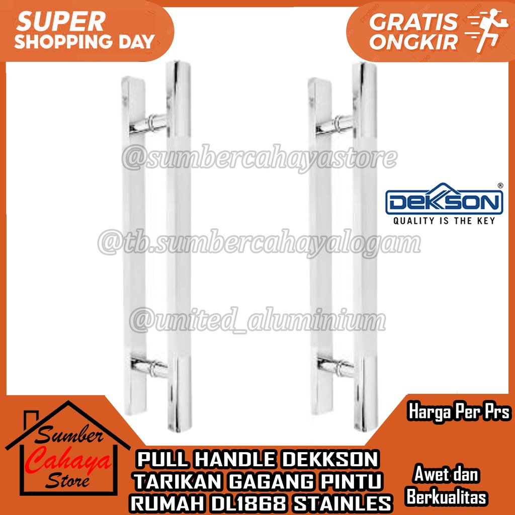 PEGANGAN TARIKAN GAGANG RUMAH PULL HANDLE DEKSON DEKKSON DL1868 HANDEL HENDEL PINTU TARIK MEWAH ELEG