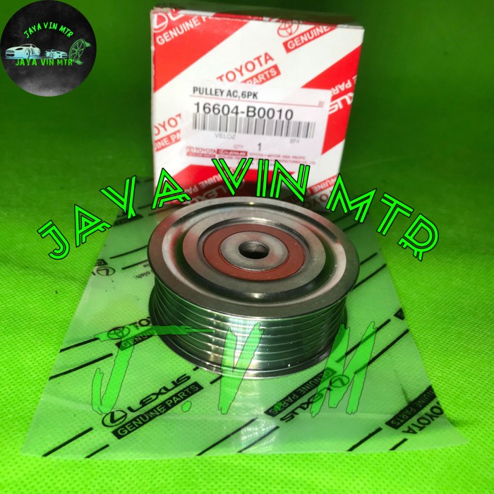 Pully Pulley Ac 6Ulir 6Pk Toyota Avanza Veloz 16604-B0010 Original Kode 022