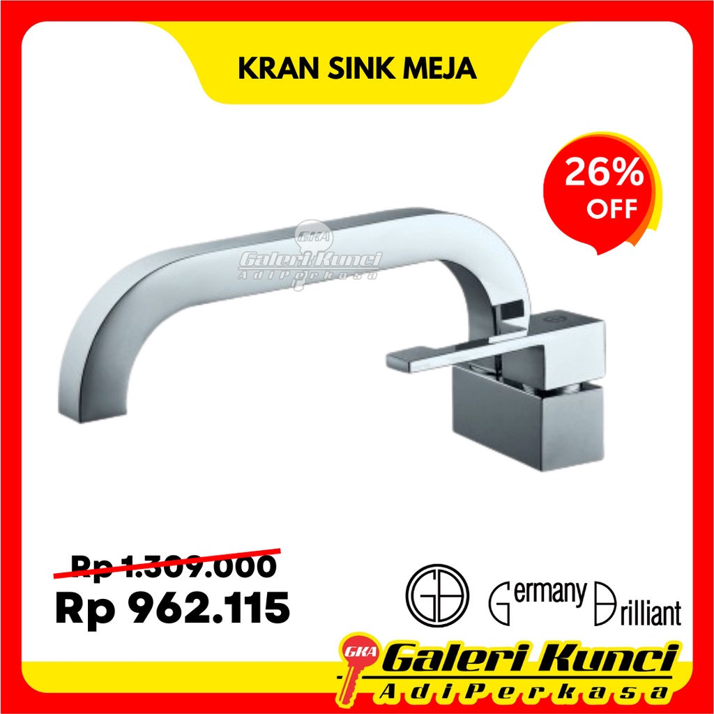 Kran Sink Dinding Germany Brilliant GBV6512 Kran Cuci Piring