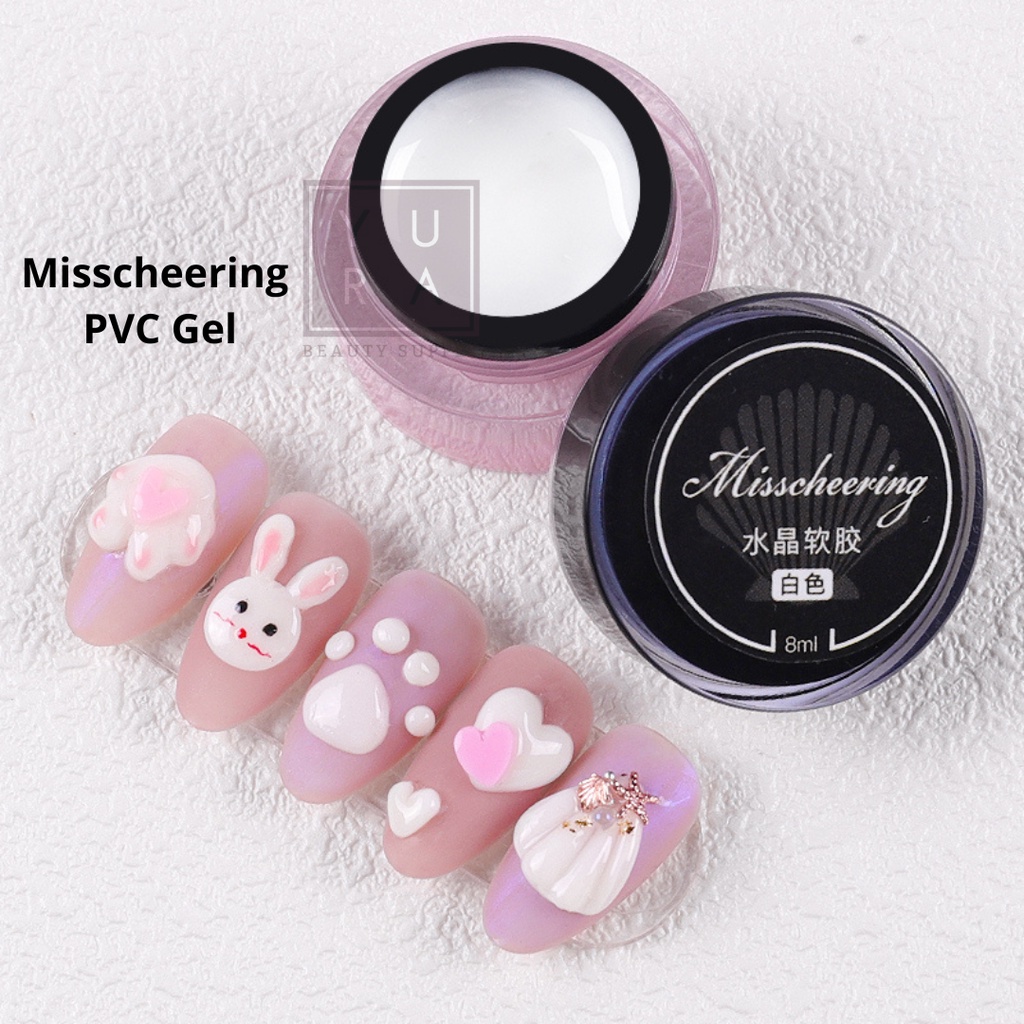 MISSCHEERING VISCOSE GEL/ Misscheering PVC Gel  Untuk Kuku 4in1 For Nail Art