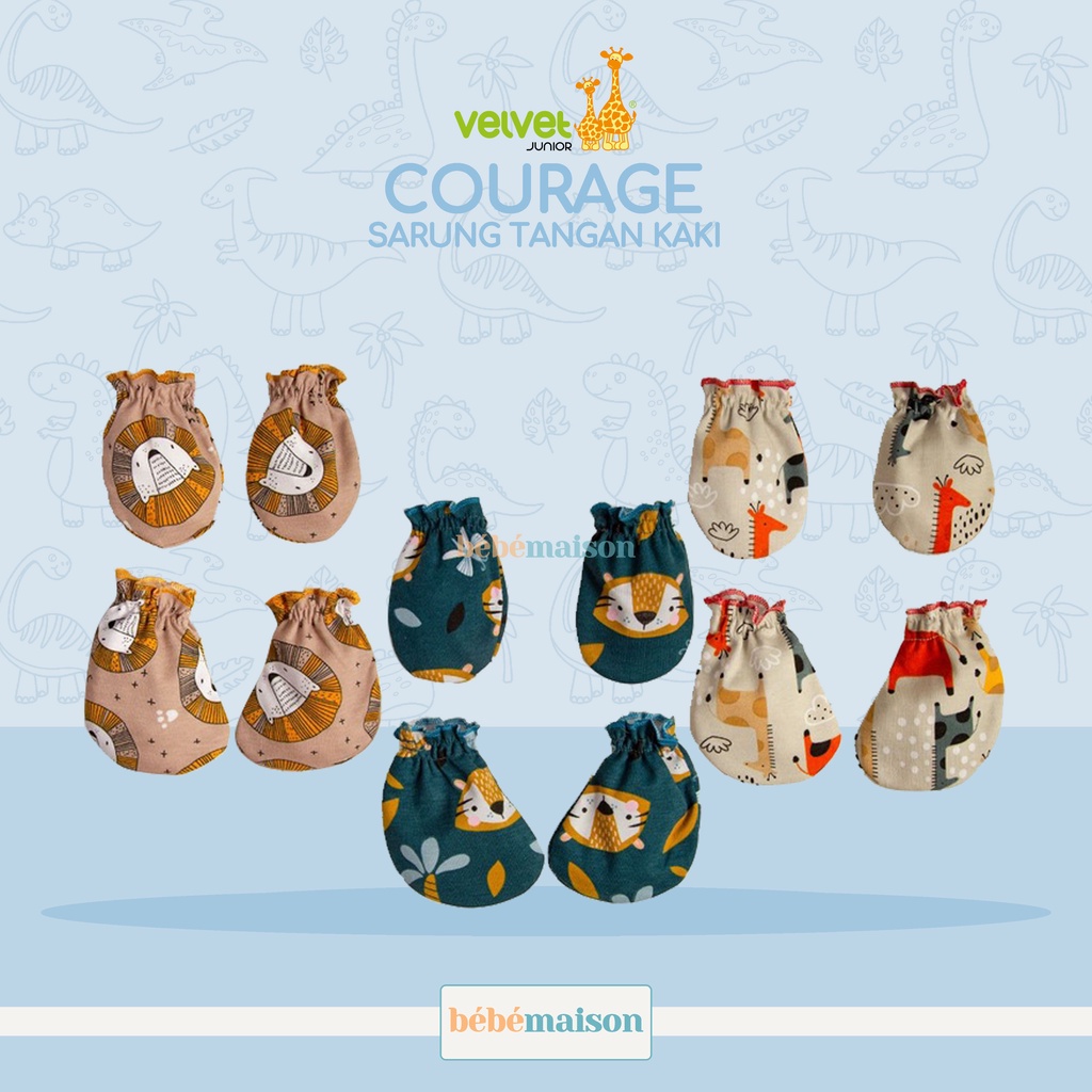 VELVET JUNIOR - Courage Sarung Tangan Kaki/3motif
