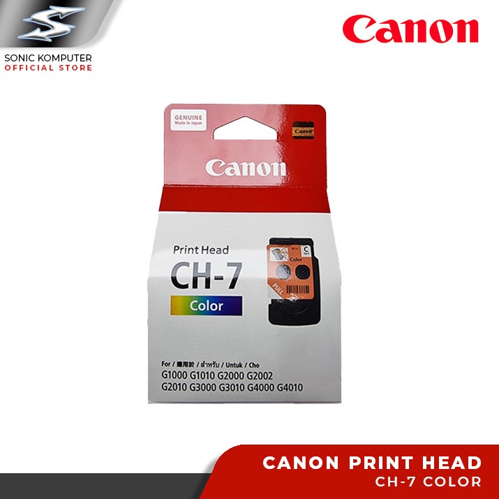 Canon Printhead Print Head BH-7 BH7 Black CH-7 CH7 Color (G1010 G2010 G3010 G4010) ORIGINAL