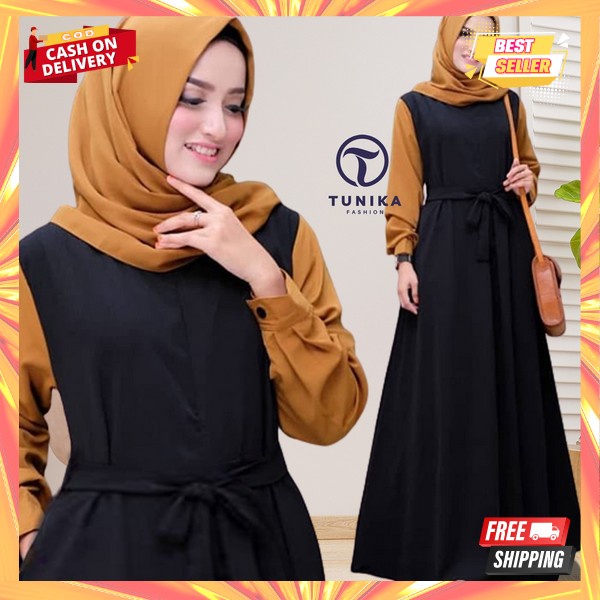 Gmis Import Syari Syarii Syar I Syar'I Gamus Terbaru 2022 Baju Gamis Pesta Kondangan Muslimah Pakaia