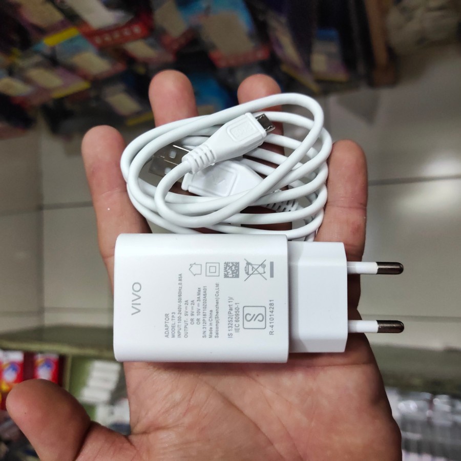 Charger VIVO MICRO V8 ORIGINAL FULL MANTAP UNIVERSAL MICRO V8