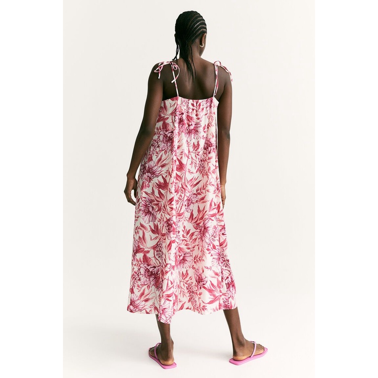 H&amp;m Cotton Voile A-line Dress