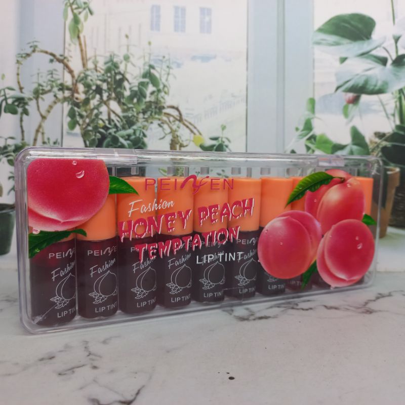 PAKET 10 PCS LIPTINT PEIYEN tutup oren 3.5G X 10 PCS