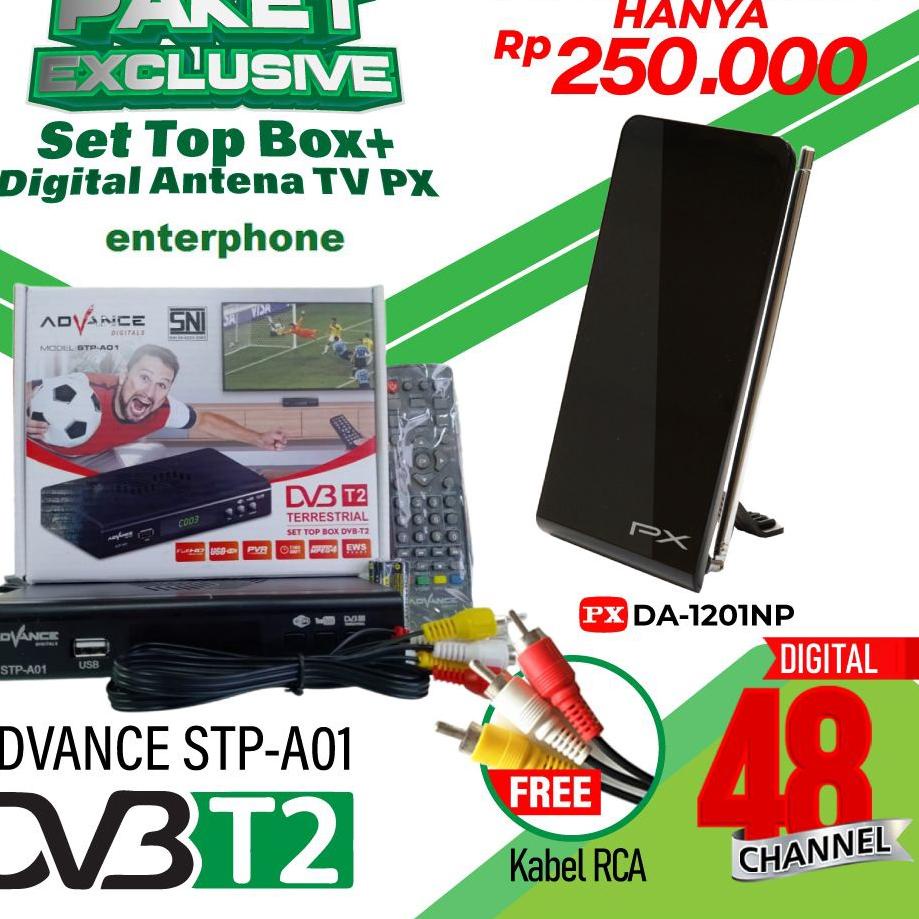 ✪ Advance Set Top Box Advance STB DVB-T2 STP-A01 ✫