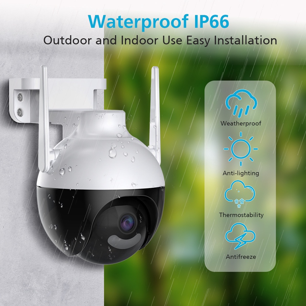 [ APP V380] IPcam Kamera CCTV APPV380 8MP Outdoor Waterproof AlarmDeteksi IP Camera kamera indoor.