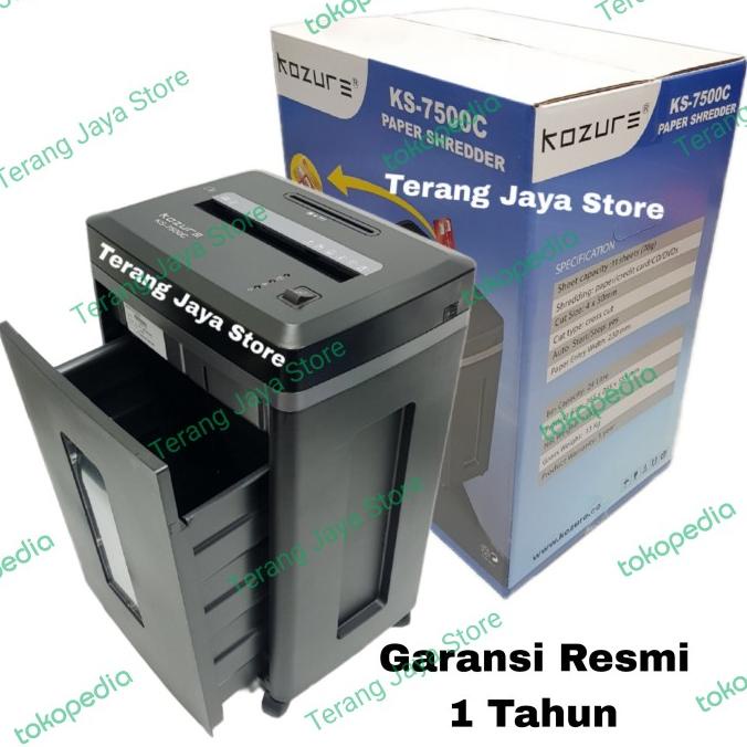 

Mesin Penghancur Kertas Kozure KS-7500C/Paper Shredder Kozure KS7500C