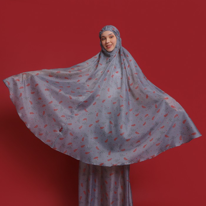 TATUIS MUKENA TIARA 514 GREY TRAVELLING DEWASA REGULER YOUNG SERIES