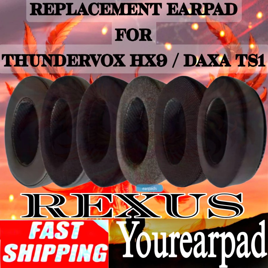 Earpad Earcup Pad Rexus Daxa TS1 TS 1 - Rexus Thundervox HX9 HX 9
