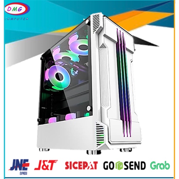 Pc Lengkap Gaming i7 4790 (GTX 1050Ti 4GB ) Cocok Editing Render - Samsung 24&quot; Curve