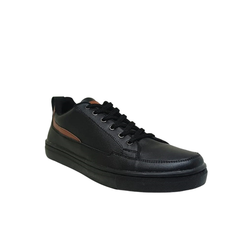 BLACK TIGER X ZAGIB | Sepatu Pria Branded Kulit Asli Sneaker Strap Casual Daily Cowo