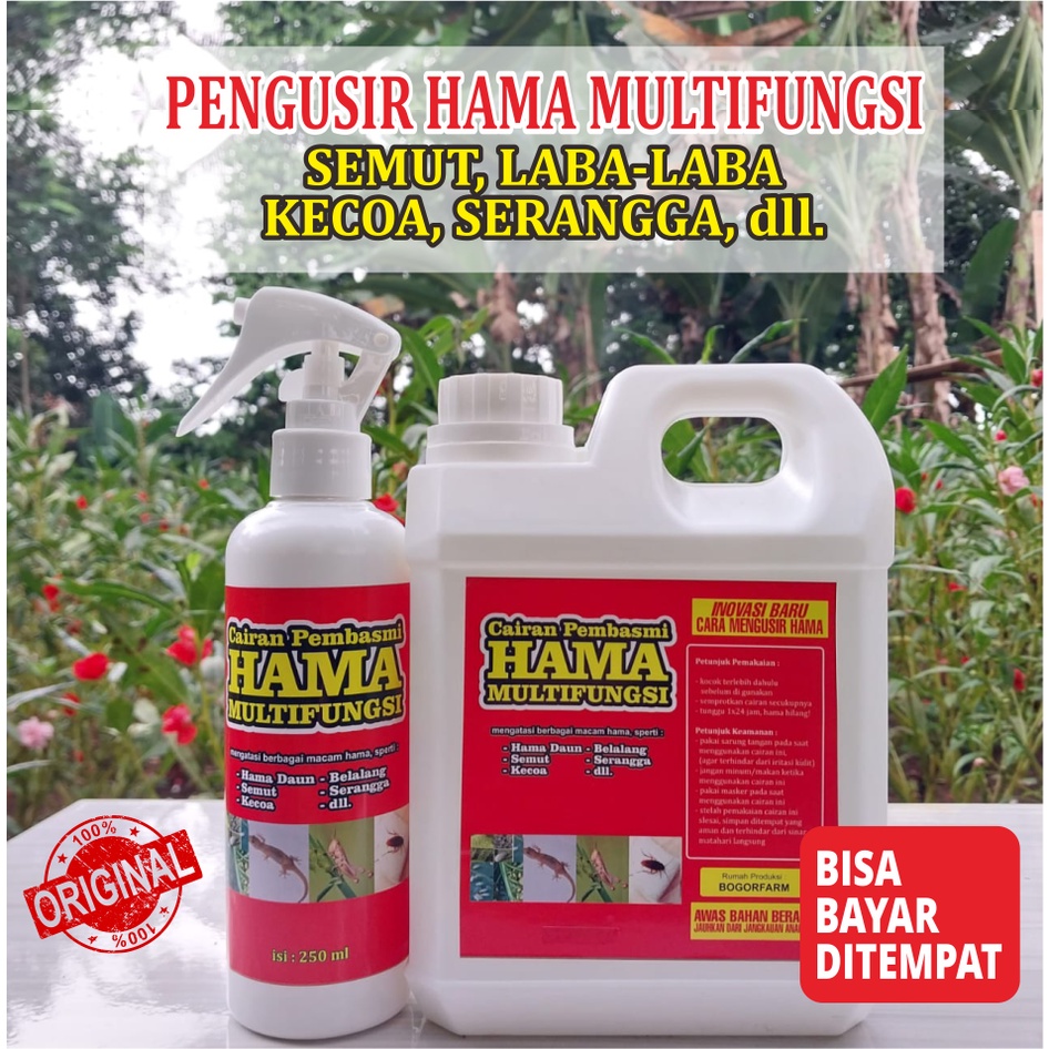 [bogorfarm] PEMBASMI &amp; PENGUSIR MULTIFUNGSI | Serangga | Kecoa | PEMBASMI 1LITER GRATIS 250ML