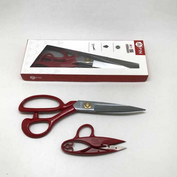 Gunting Kain / Gunting Potong Bahan Kain 9" Putih Pin / Pin-1094