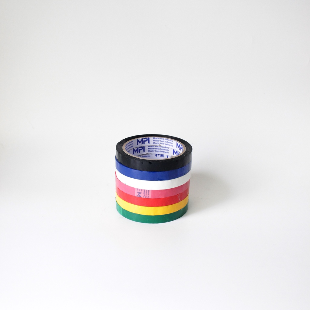 Isolasi Warna-Warni 12mm - Lakban Opp Tape Warna 12mm