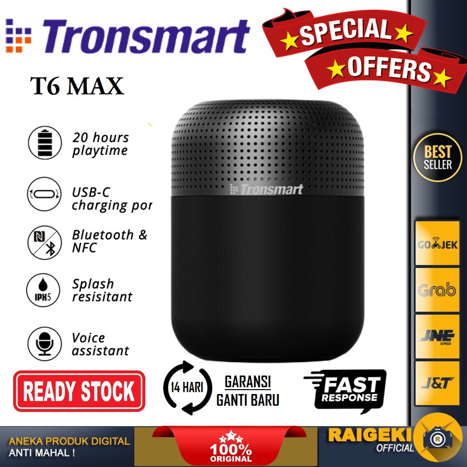 Tronsmart Element T6 Max SoundPulse™ Bluetooth Speaker RESMI