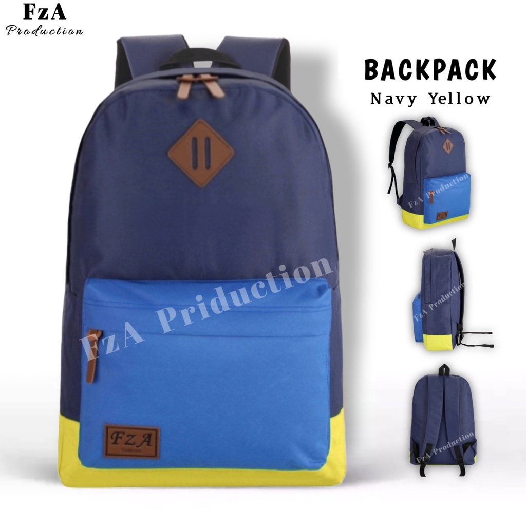 Tas Ransel Gendong Laptop Distro Sekolah Kuliah Pria Wanita Backpack  Murah Original FzA FREE Jam Tangan Dompet