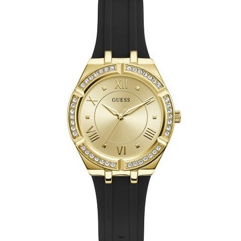 Promo terbaru jam GUESS GW0034L1 Original Jam Tangan Wanita Analog Gold Rubber