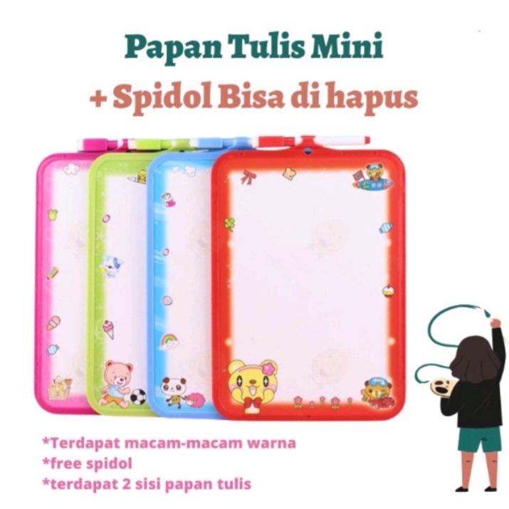 

Papan Tulis Edukasi Gambar Whiteboard Mini Free Spidol