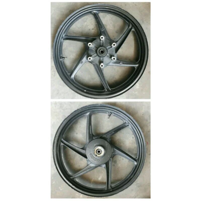 Velg Depan Honda Verza . New CB 150 R Old New Mega Pro Mono Original AHM K18 - Kondisi Bekas Copotan