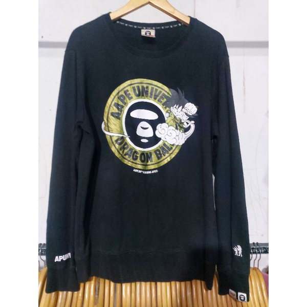 Aape x dragon ball crewneck