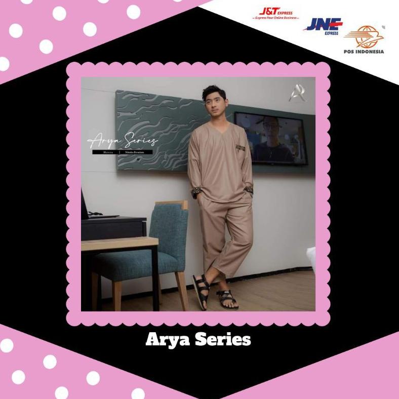 PROMO Arya Series Kemeja Koko muslim lengan panjang Kurta Ar By Arya saloka kurta muslim Arya saloka