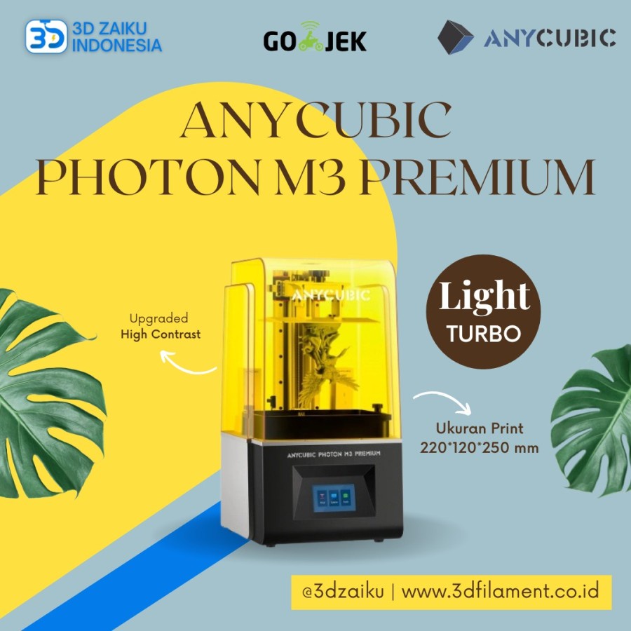 3D Printer Anycubic Photon M3 Premium 8K Mono LCD Big Size Lightturbo